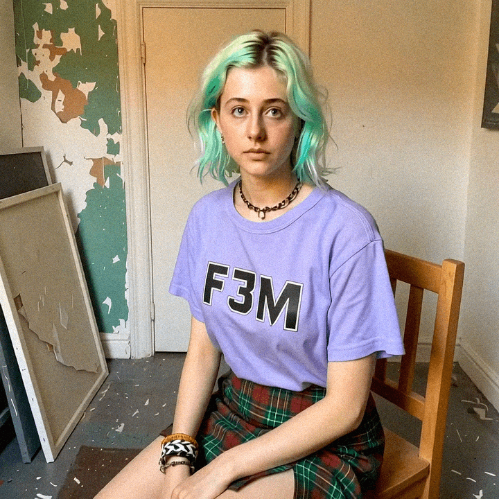 Emma-Jane MacKinnon-Lee, in another fashion studio in the south of chile